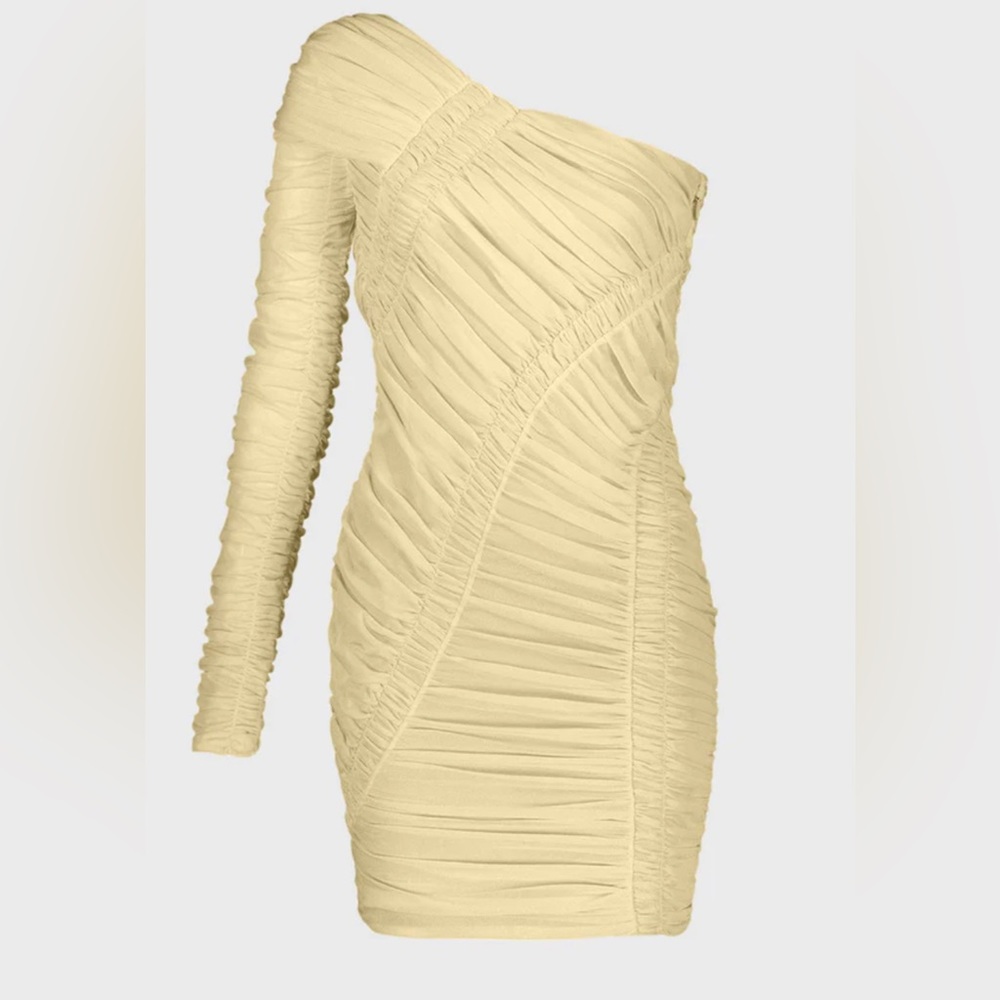 Herve Leger Paris Draped Dress